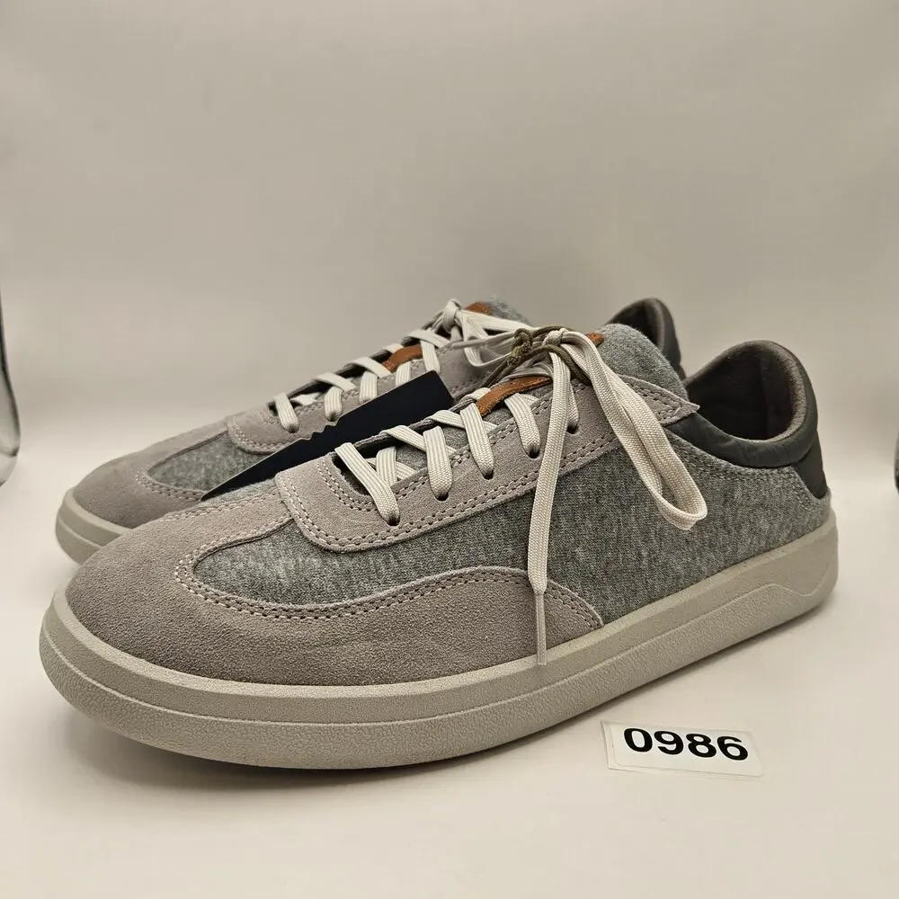 OLUKAI MEN'S 9.5 PULIKI 10528 POI CHARCOAL MSRP $140 NWOB